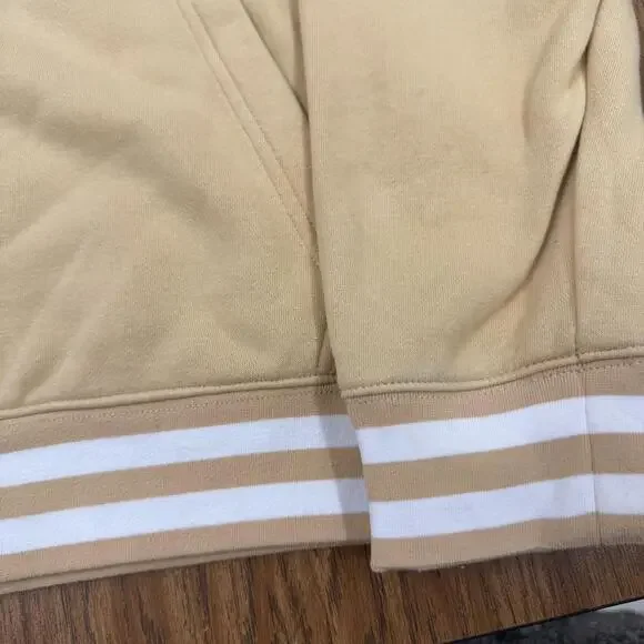 Nike Hoodie Men's Size L  Beige Oregon Ducks Retro Pullover Sweatshirt - Picture 3 of 5